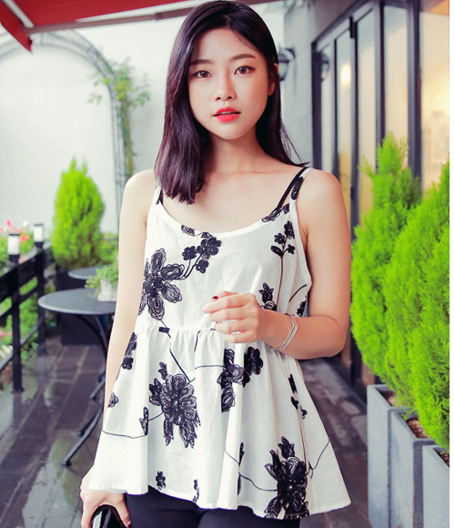 Débardeur sport pour femme HOTPING en coton - Ref 2031402