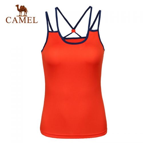 Débardeur sport pour femme CAMEL en polyester - Ref 2031414
