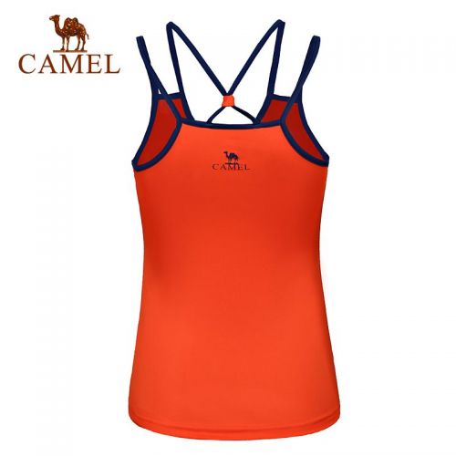 Débardeur sport pour femme CAMEL en polyester - Ref 2031482