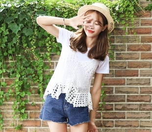 Débardeur sport pour femme WHITEFOX en coton - Ref 2031491