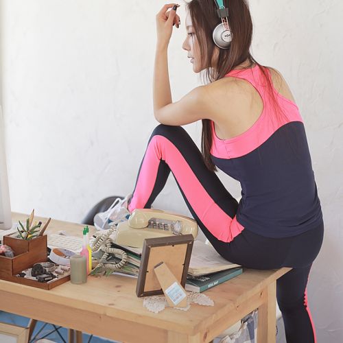 Débardeur sport pour femme en polyester - Ref 2031917