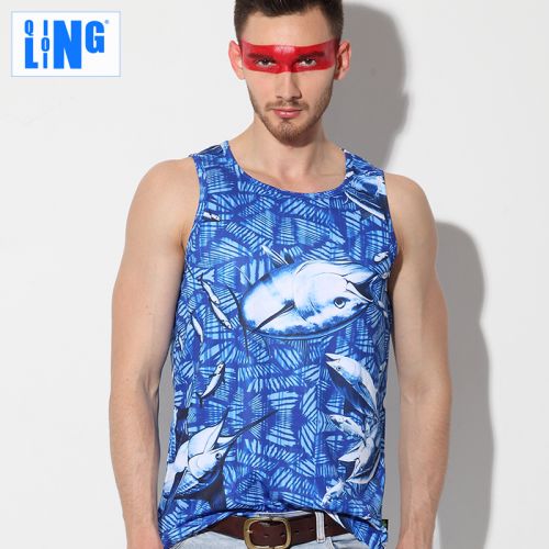 Débardeur sport pour homme en polyester - Ref 2021791