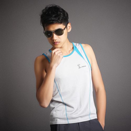 Débardeur sport pour homme en polyester - Ref 2021919