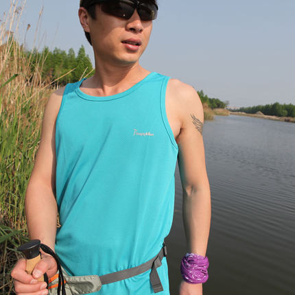 Débardeur sport pour homme en polyester - Ref 2022064