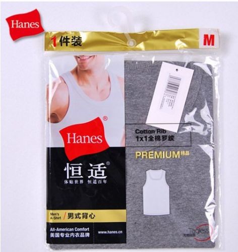 Débardeur sport pour homme HANES en coton - Ref 2023125