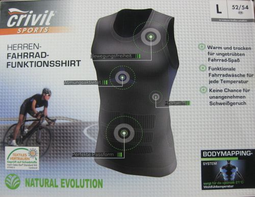 Débardeur sport pour homme CRIVIT - Ref 2023170