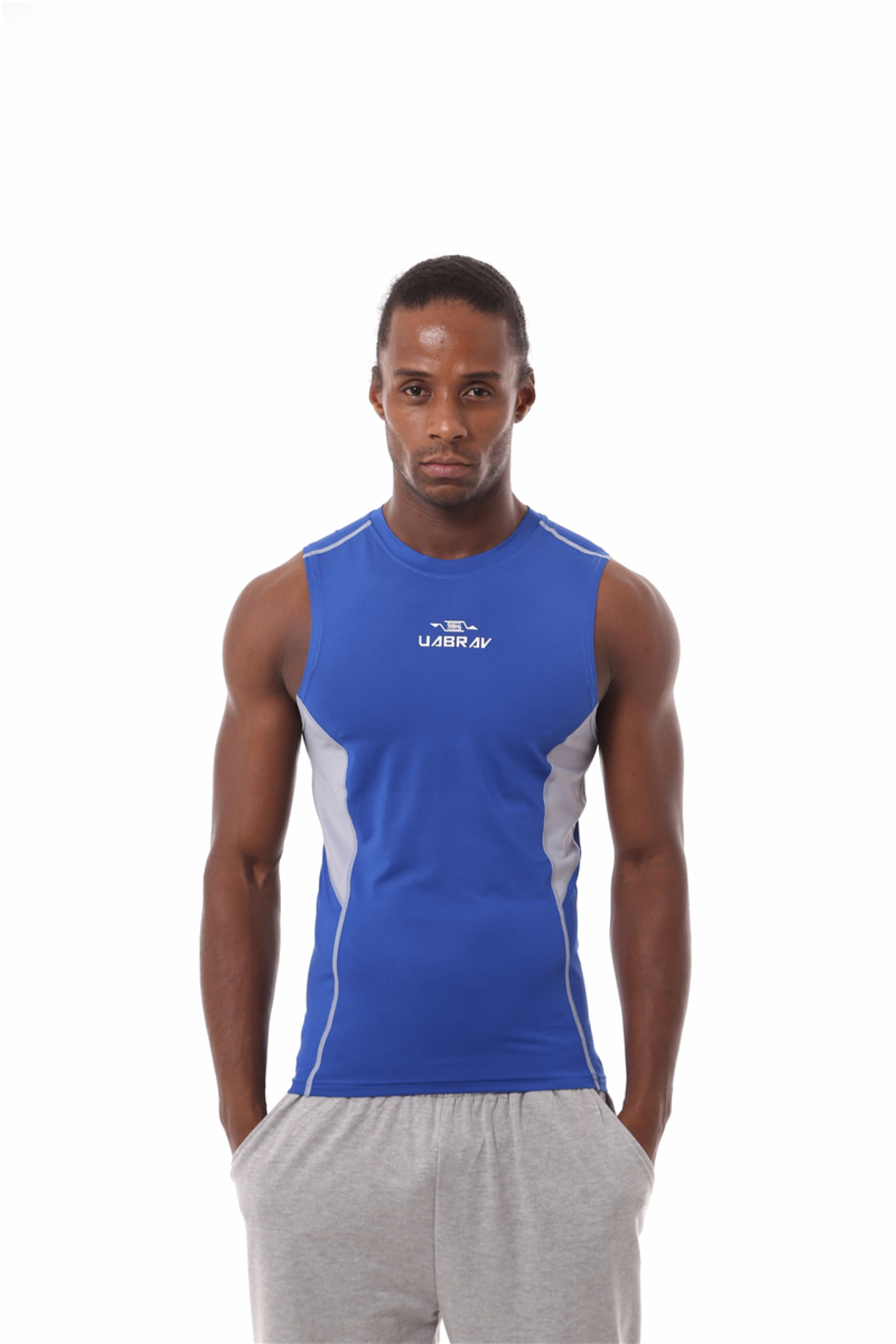 Débardeur sport pour homme en nylon - Ref 2023927