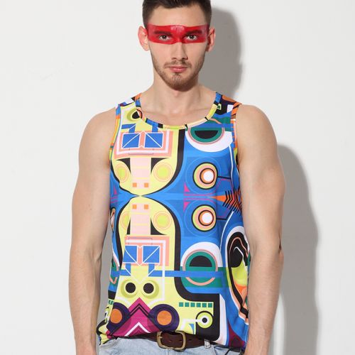 Débardeur sport pour homme en polyester - Ref 2024536