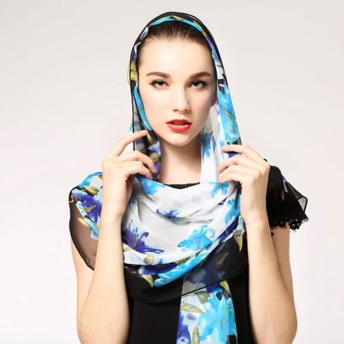 Echarpe pour Femme en soie - Ref 3159827