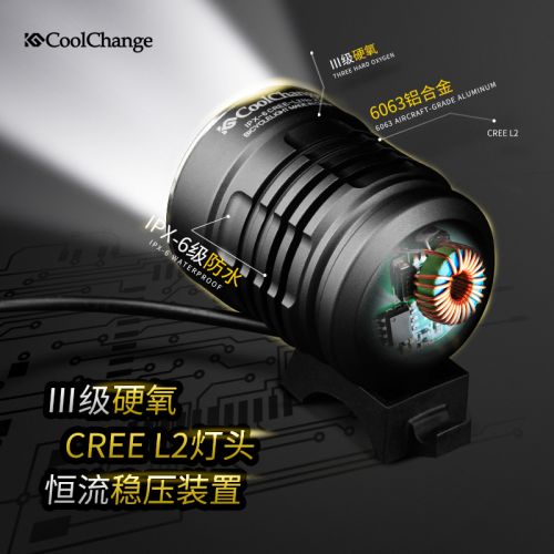 Eclairage pour vélo COOLCHANGE - phare Ref 2399245