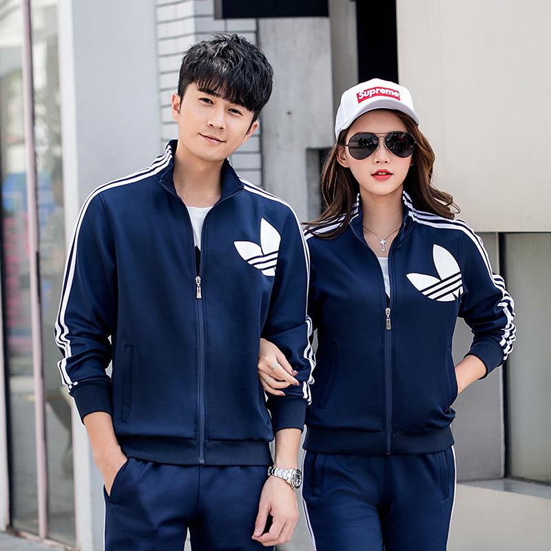 Ensemble de sport trois barres hommes et femmes - Ref 3431141