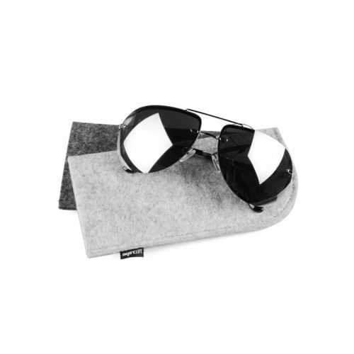 Etui à lunettes INJOYLIFE en feutre de laine - Ref 1246914