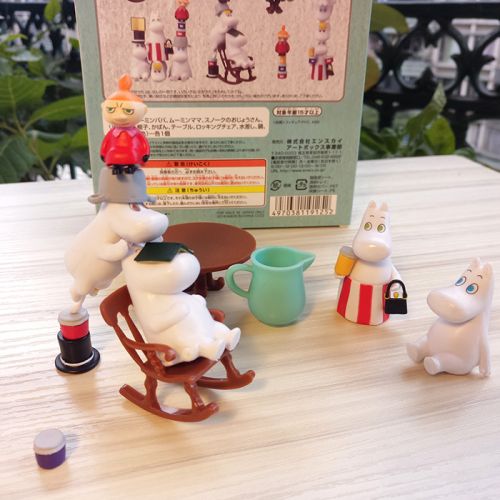 Figurine manga en PVC famille Moomin - Ref 2698293