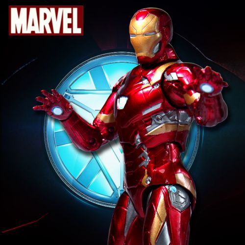 Figurine manga QT en PVC serie Marvel Comics Iron Man - Ref 2698494