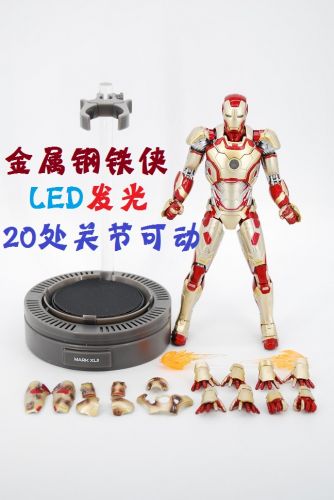 Figurine manga PLAY IMAGINATIVE en metal serie Marvel Comics Iron Man - Ref 2698510