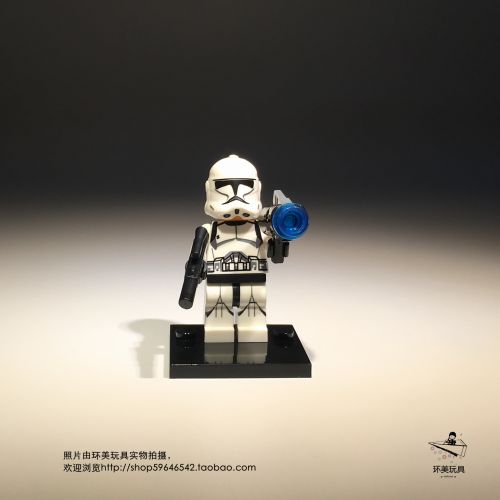 Figurine manga en plastique soldats blancs - Ref 2698596