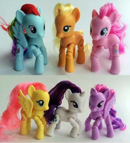 Figurine manga en plastique poney - Ref 2698597