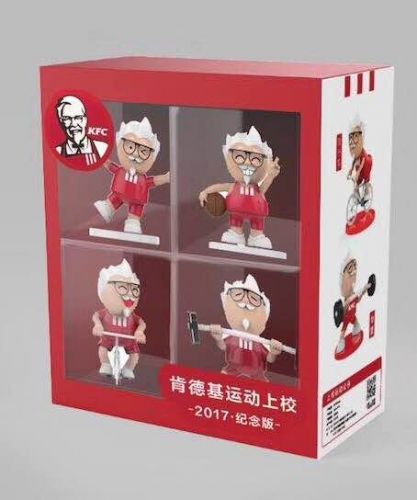 Figurine manga mouvement KFC Colonel - Ref 2698683