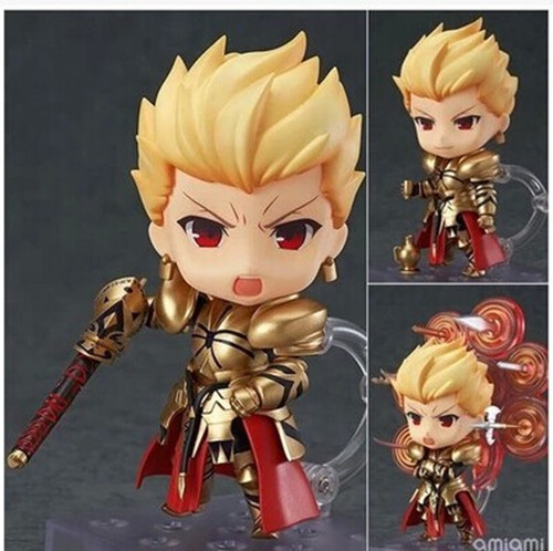 Figurine manga en PVC serie FATE Gilgamesh paillettes d or - Ref 2698714