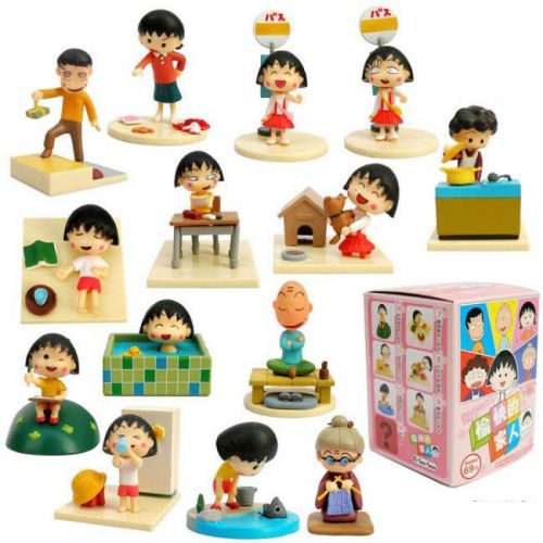 Figurine manga en plastique Chibi Maruko enfant cerise - Ref 2698741