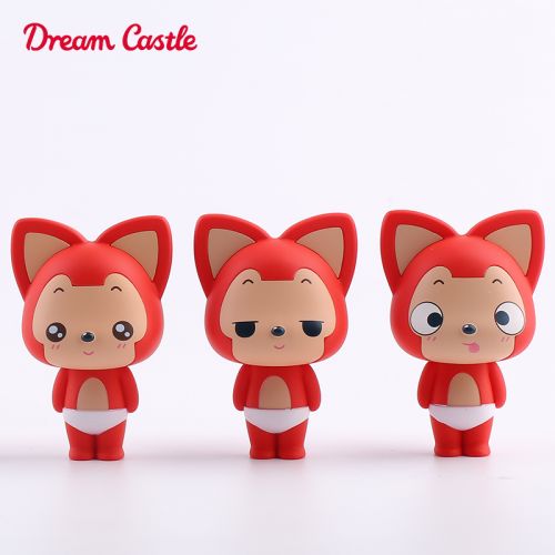 Figurine manga en PVC Une famille de raton laveur Un - Ref 2698891