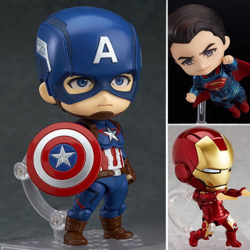 Figurine manga en argile serie Marvel Comics Captain America - Ref 2698988
