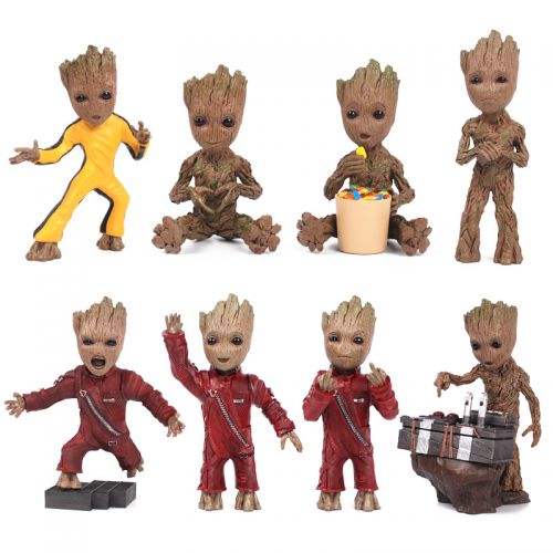Figurine manga en resine serie Marvel Comics Groot - Ref 2699218