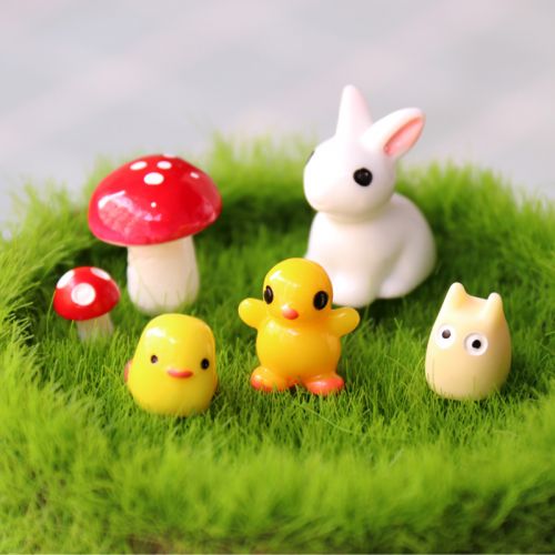 Figurine manga en resine animaux mignons - Ref 2699280