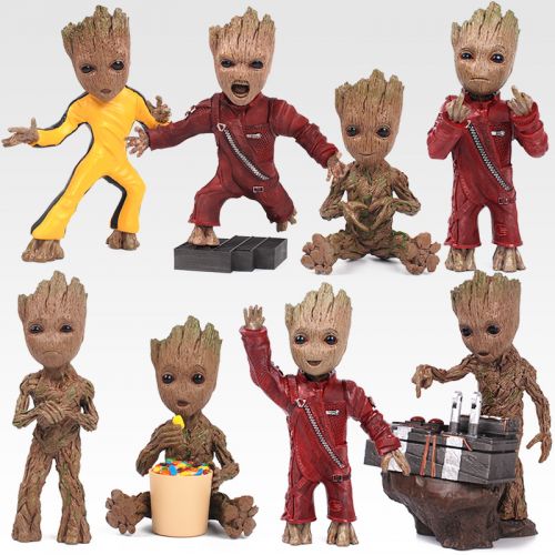 Figurine manga en resine serie Marvel Comics Shuren Groot - Ref 2699295