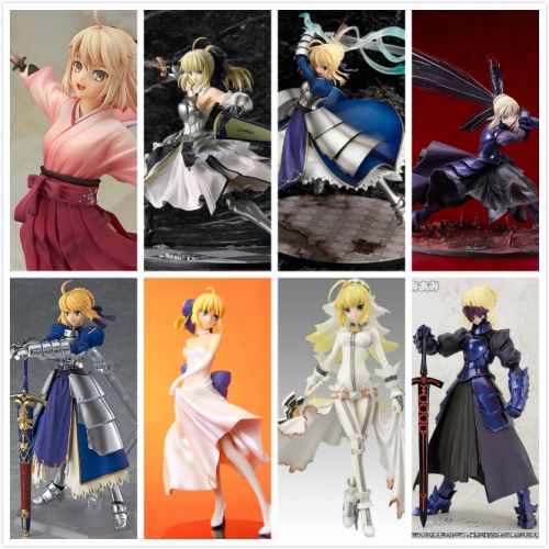 Figurine manga en PVC serie FATE Sabre Save the Queen - Ref 2699296