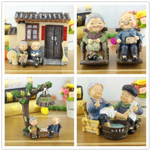 Figurine manga en resine Grand-pere serie grand-mere - Ref 2699509