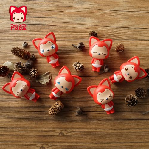 Figurine manga en PVC Une famille de raton laveur Un - Ref 2699525