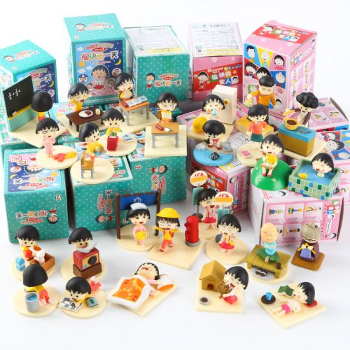 Figurine manga en PVC Chibi Maruko enfant cerise - Ref 2700809