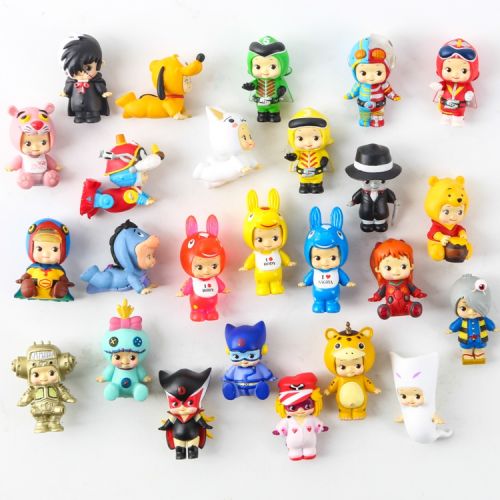 Figurine manga en plastique Cupidon cheval saut pendentif peluche - Ref 2700837