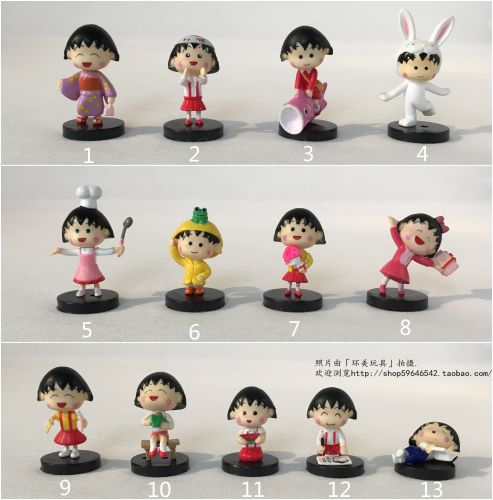 Figurine manga OTHER en PVC Chibi Maruko enfant cerise - Ref 2701269