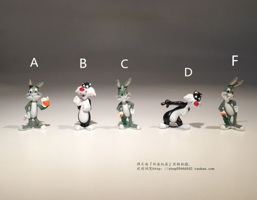 Figurine manga en PVC Bugs Bunny Sylvester - Ref 2701286