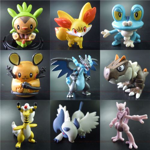 Figurine manga en resine Pokemon serie L assistant de sixieme generation - Ref 2701657