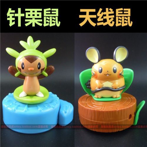 Figurine manga en plastique Pokemon serie chinchilla aiguille - Ref 2701740
