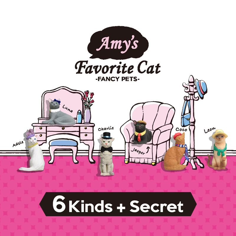 Figurine manga FANCY PETS en PVC Amy s Favorite Cat - Ref 2701900