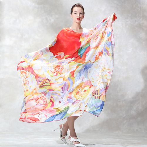 Foulard pour Femme en soie - Ref 3159632
