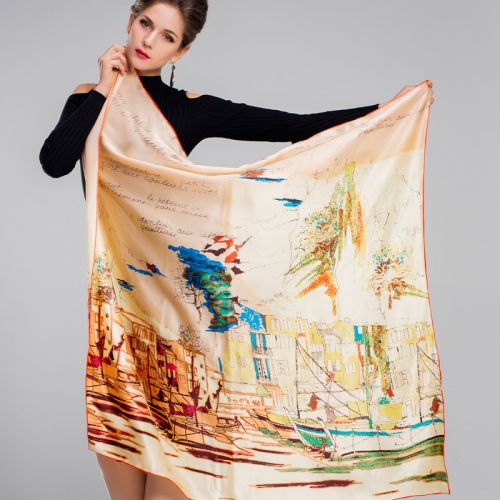 Foulard pour Femme en soie - Ref 3160045