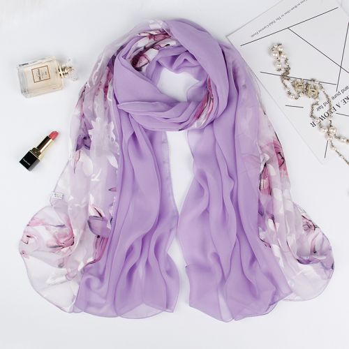 Foulard pour Femme en Mousseline de soie - Ref 3160070