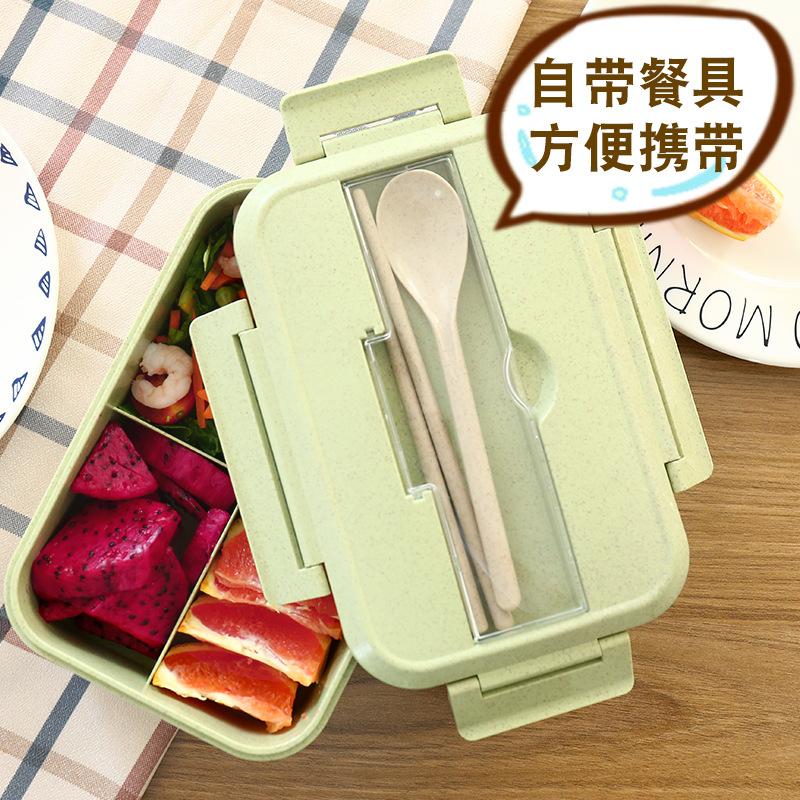Gadget cuisine - boîte à lunch en poudre de blé base d encens vert matcha encensoir bleu roche box deux chargé rock 