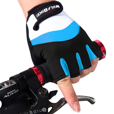 Gants de cyclisme mixte WOLFBIKE - Ref 2240020
