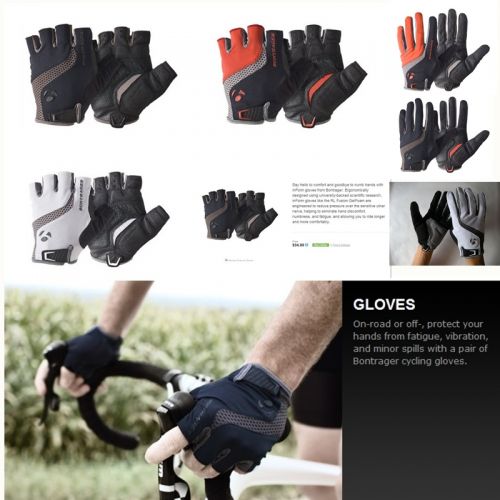 Gants de cyclisme mixte TREK - Ref 2241730