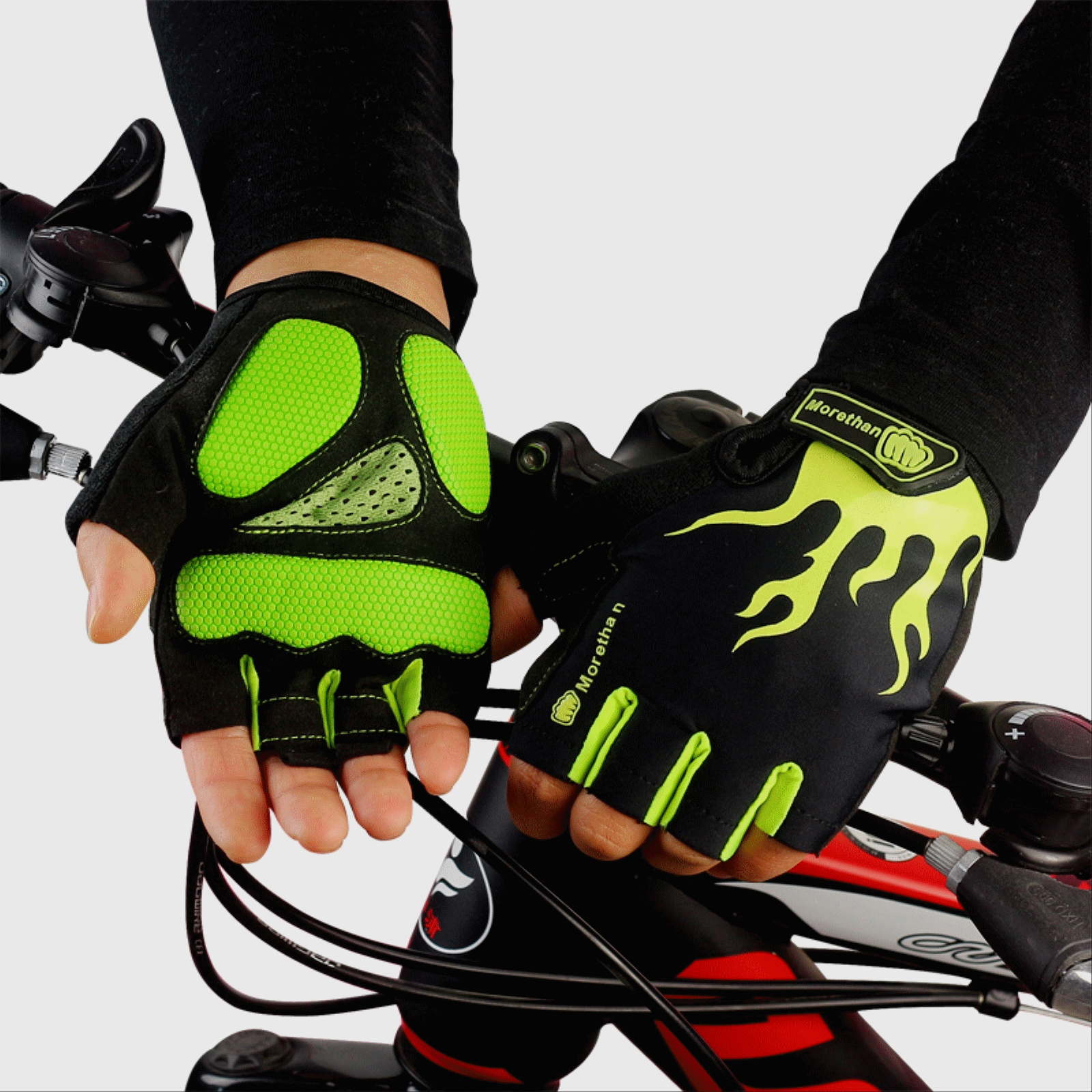 Gants de cyclisme mixte - Ref 2249217