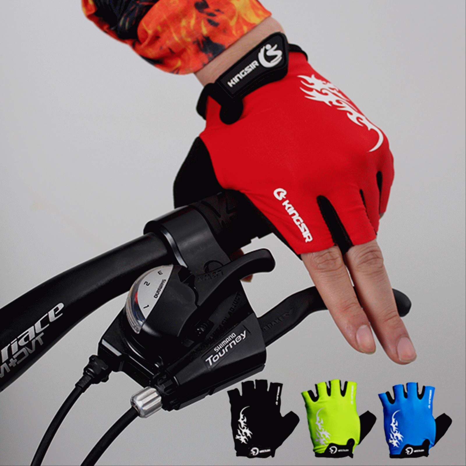Gants de cyclisme mixte KINGSIR - Ref 2249455