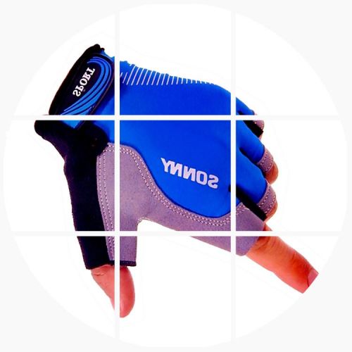 Gants de cycliste homme - Ref 2239240