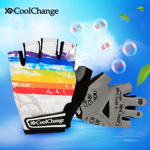 Gants de cycliste mixte COOLCHANGE - Ref 2239542