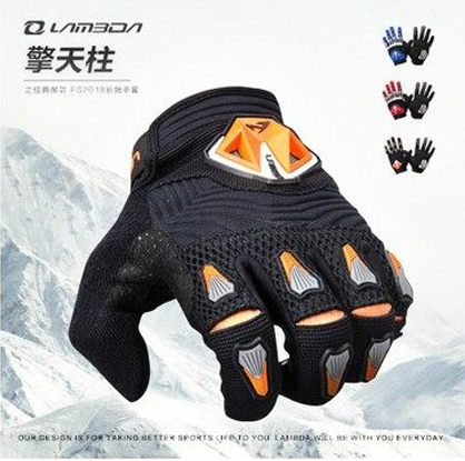 Gants de cycliste mixte LAMBDA - Ref 2239894